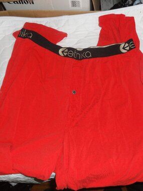 ETHIKA MENS LOUNGE / PAJAMA PANTS SIZE L EUC
